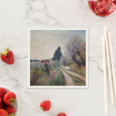 FRÜHSTE FRÜHSTÜCK IN VERNALESIEN / Toskana Landsch Serviette (Beispiel)