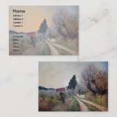 FRÜHSTE FRÜHSTÜCK IN VERNALESIEN / Toskana Landsch Visitenkarte (Vorne/Hinten)