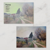 FRÜHSTE FRÜHSTÜCK IN VERNALESIEN / Toskana Landsch Visitenkarte (Vorne/Hinten)