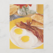 Frühstück 2 postkarte (Vorderseite)