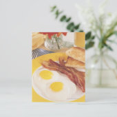 Frühstück 2 postkarte (Stehend Vorderseite)