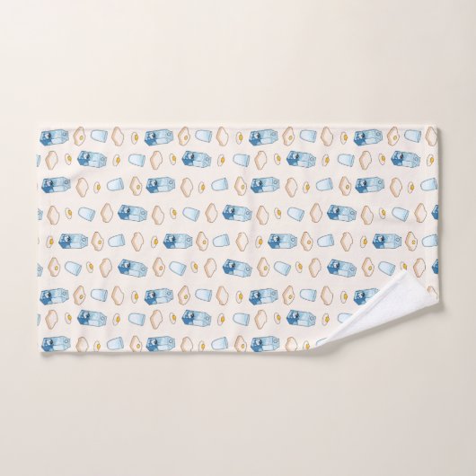 Frühstück (Alien) Badhandtuch Set (Handtuch)