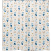 Frühstück (Alien) Duschvorhang (Vorderseite)