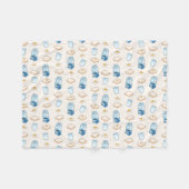 Frühstück (Alien) Fleecedecke (Vorderseite (Horizontal))