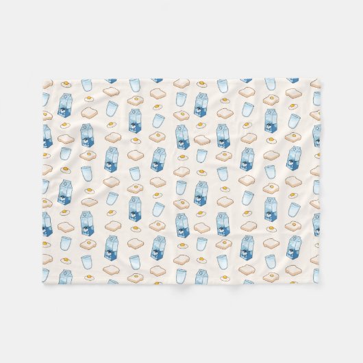 Frühstück (Alien) Fleecedecke (Vorderseite (Horizontal))