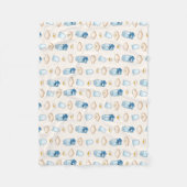 Frühstück (Alien) Fleecedecke (Vorderseite)