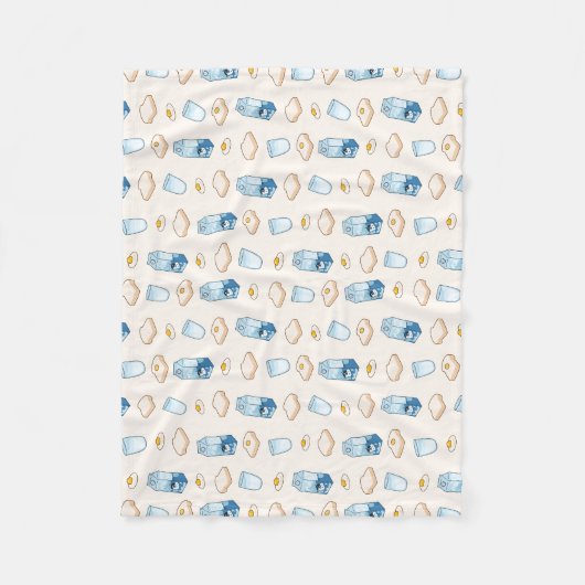 Frühstück (Alien) Fleecedecke (Vorderseite)