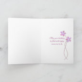 Frühstück am Geburtstag Karte (Innenseite)