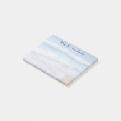 Frühstück am Sandstrand Post-it Klebezettel (angewinkelt)