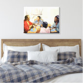 Frühstück am Wochenende 2003 Leinwanddruck (Insitu (Schlafzimmer))