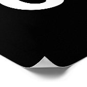 Frühstück (Bacon & Eggs & Toast & Coffee). Poster (Ecke)