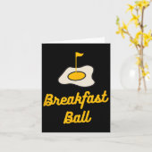 Frühstück Ball Mulligan Golf Karte (Gelbe Blume)