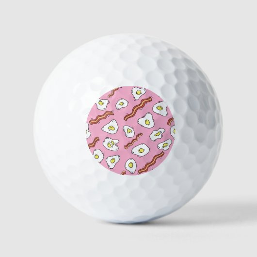 Frühstück Bonanza: Cartoon Freuen Golfball (Vorderseite)
