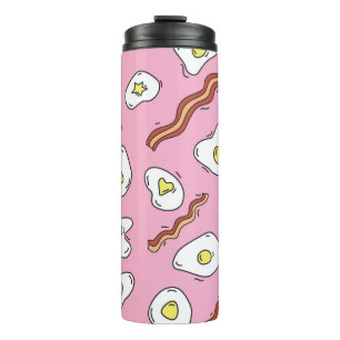 Frühstück Bonanza: Cartoon Freuen Thermosbecher