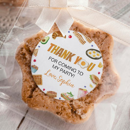 Frühstück Brunch Birthday Classic Round Sticker