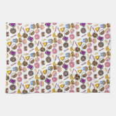 Frühstück Brunch Food Bagel Donut Toast Eggs Bacon Geschirrtuch (Horizontal)