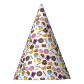 Frühstück Brunch Food Bagel Donut Toast Eggs Bacon Partyhütchen (Vorderseite)