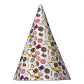 Frühstück Brunch Food Bagel Donut Toast Eggs Bacon Partyhütchen (Rechts)