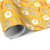 Frühstück Brunch Geburtstagsparty Kinder Geschenkpapier (Rolleneckpunkt)