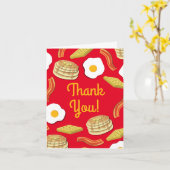 Frühstück Brunch Geburtstagsparty Kinder Karte (Gelbe Blume)