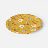 Frühstück Brunch Geburtstagsparty Kinder Niedlich Pappteller (Schrägansicht)