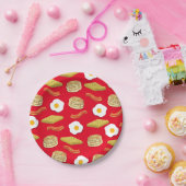 Frühstück Brunch Geburtstagsparty Kinder Niedlich Pappteller (Party)