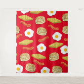 Frühstück Brunch Geburtstagsparty Kinder Wandteppich (Vorderseite)