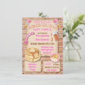 Frühstück Brunch Kinderdusche Einladungen (Stehend Vorderseite)