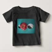 Frühstück Buddies: Zwei Eier $an Apple Still Life Baby T-shirt (Vorderseite)