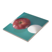 Frühstück Buddies: Zwei Eier $an Apple Still Life Fliese (Seite)