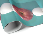 Frühstück Buddies: Zwei Eier $an Apple Still Life Geschenkpapier (Rolleneckpunkt)