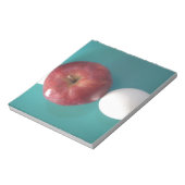 Frühstück Buddies: Zwei Eier $an Apple Still Life Notizblock (Rotiert)