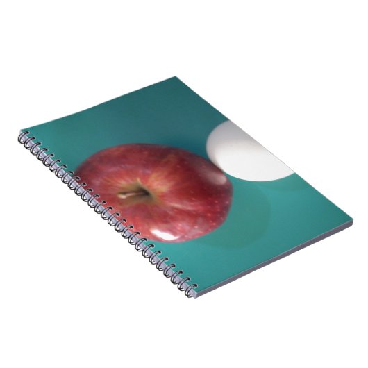 Frühstück Buddies: Zwei Eier $an Apple Still Life Notizblock (Rechte Seite)