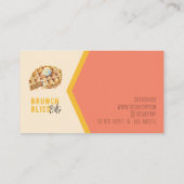 Frühstück Café Visitenkarte (Rückseite)