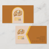 Frühstück Café Visitenkarte (Vorne/Hinten)