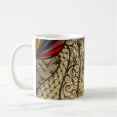 Frühstück... Dang! Regenbogen-Kaffeepause Tasse (Links)