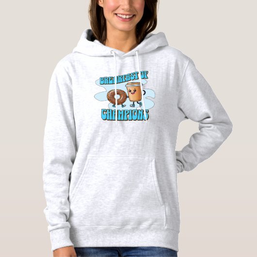 Frühstück der Champions Hoodie (Vorderseite)