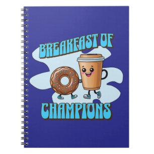 Frühstück der Champions Notizblock