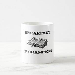 Frühstück der Champions-Tasse Kaffeetasse