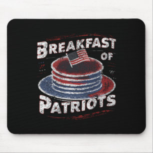 Frühstück der Patrioten Pfannkuchen Amerikanischer Mousepad