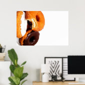 Frühstück Doughnut Poster (Heimbüro)