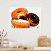 Frühstück Doughnut Poster (Küche)