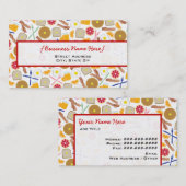 Frühstück Foods Business Card Visitenkarte (Vorne/Hinten)