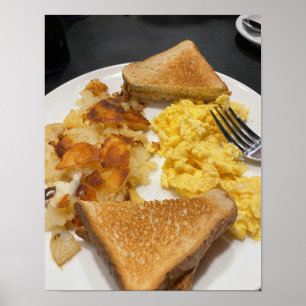 Frühstück Foto Poster