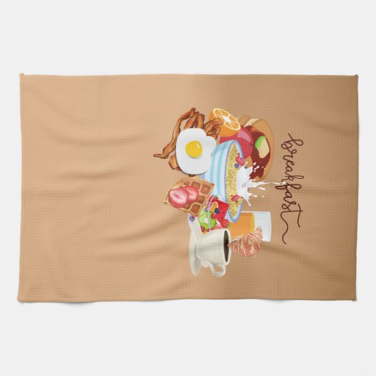 Frühstück Geschirrtuch (Horizontal)
