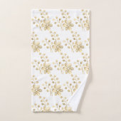 FRÜHSTÜCK GOLD WEISSE BADEZIMMER TOWEL SET (Handtuch)