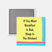 Frühstück im Bed Magnet (Vorderseite/Rückseite)