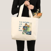 Frühstück im Bett Jumbo Stoffbeutel (Vorderseite (Produkt))