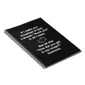 Frühstück im Bett Notizblock (Rechte Seite)