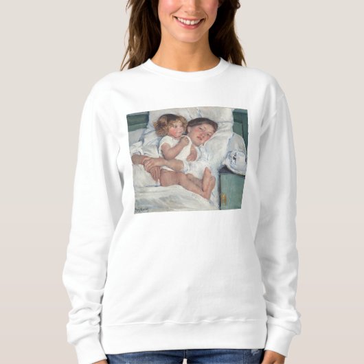Frühstück im Bett Sweatshirt (Vorderseite)